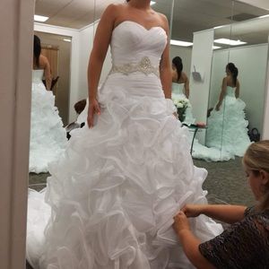 David’s Bridal - White wedding dress